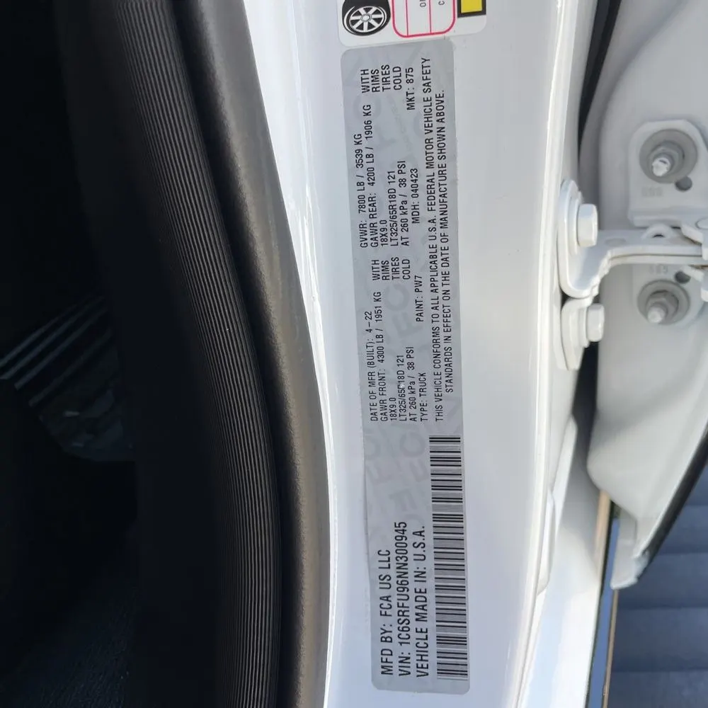 2022 Ram 1500 TRX