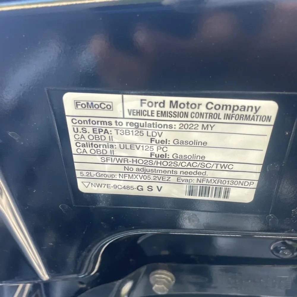 2022 Ford Mustang Shelby GT500