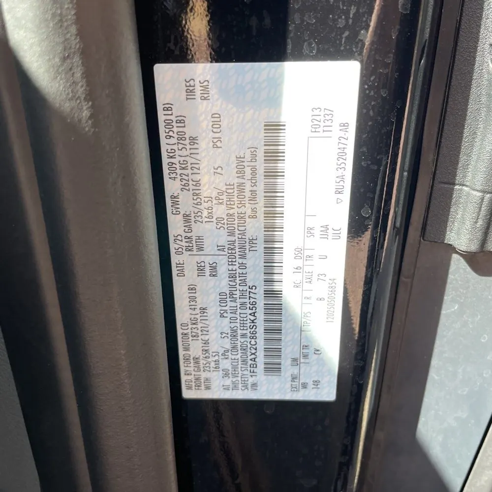 2025 Ford Transit 350 XLT