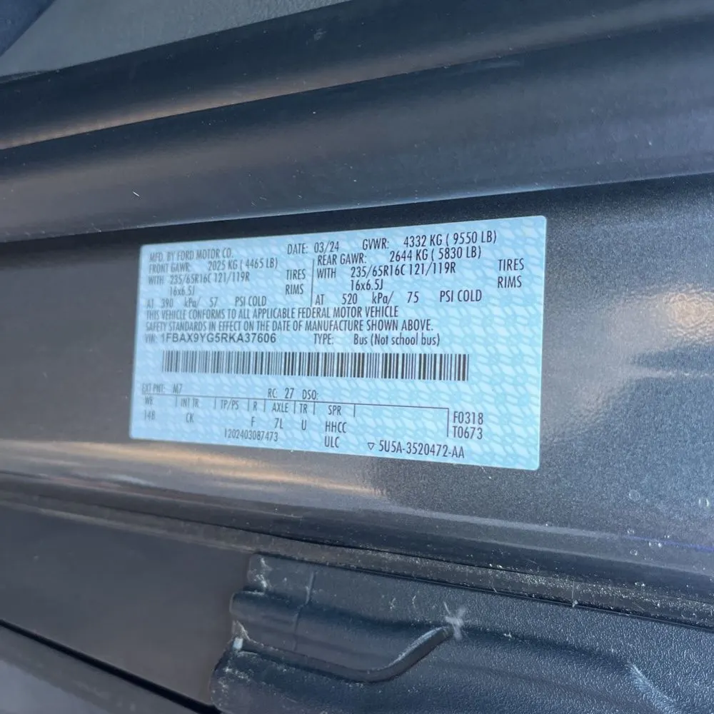 2024 Ford Transit 350 XLT