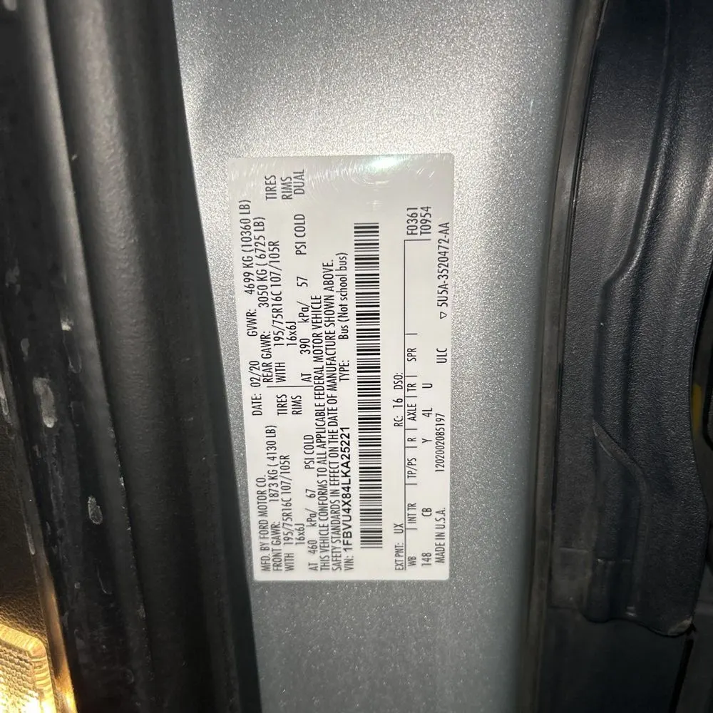 2020 Ford Transit 350 HD XLT