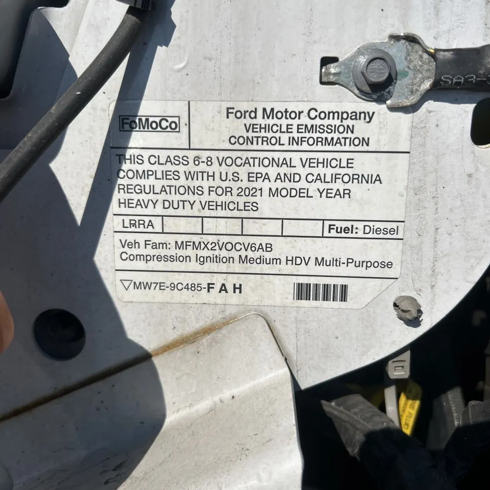 2022 Ford Commercial CA84-207 CONV CAB  TRUCK 4X2 6.7L
