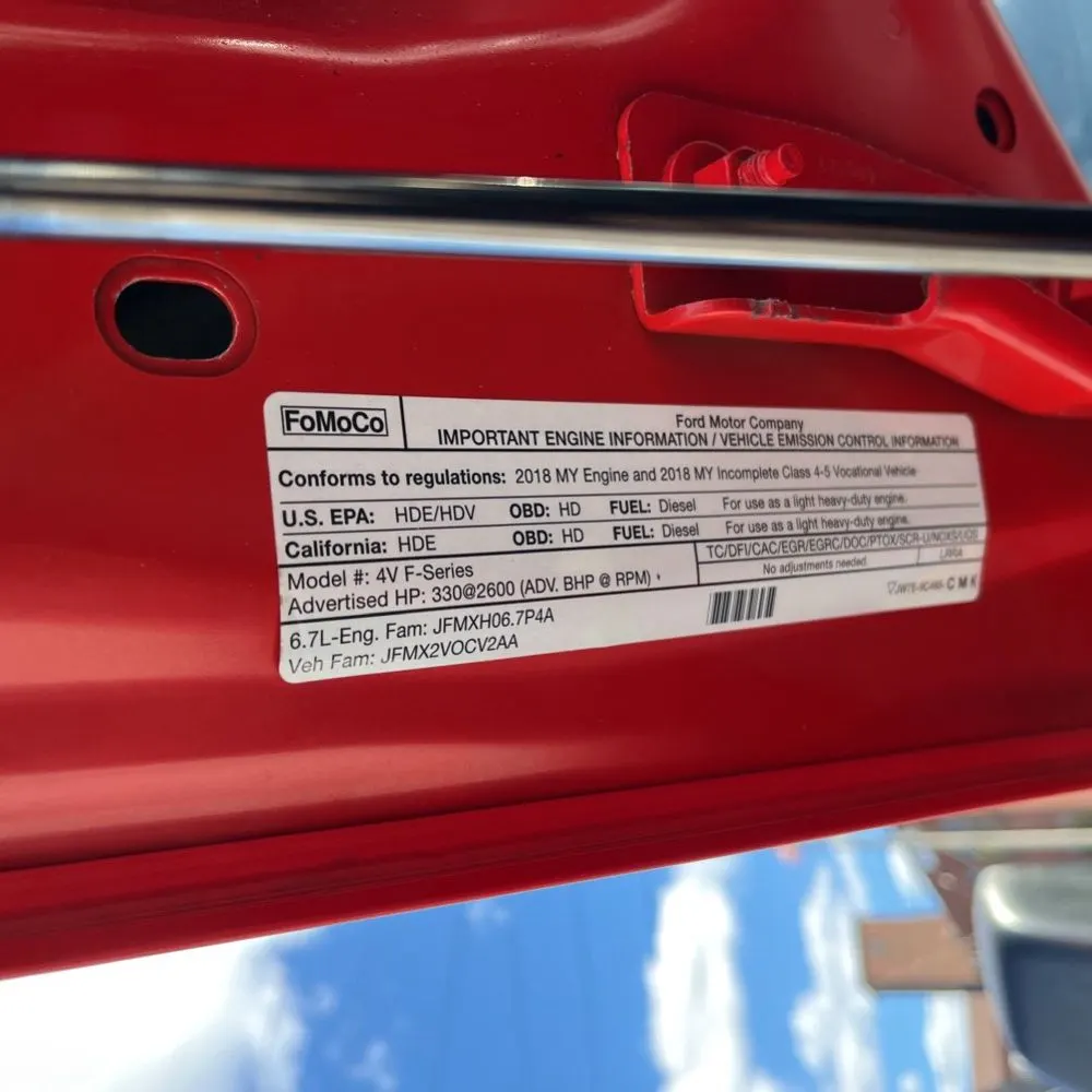 2018 Ford S/D C/C F450 XLT