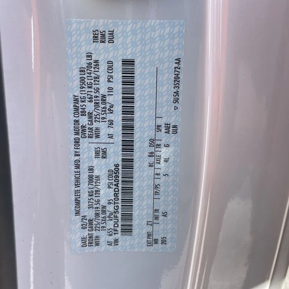 2024 Ford F550 Rockford Commercial