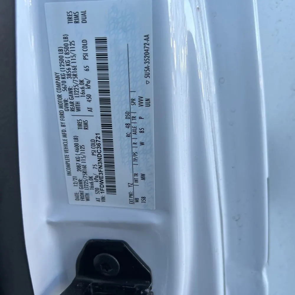 2022 Ford Commercial Vans E350