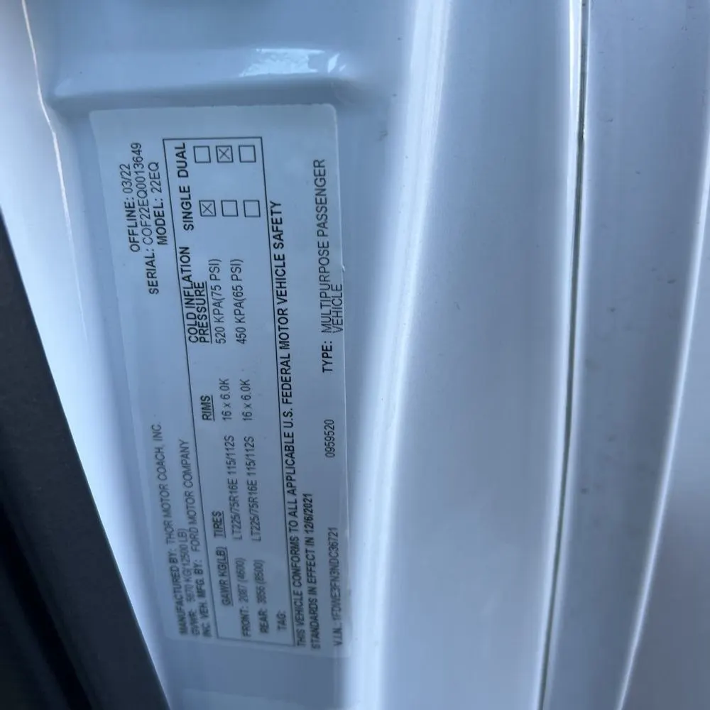 2022 Ford Commercial Vans E350