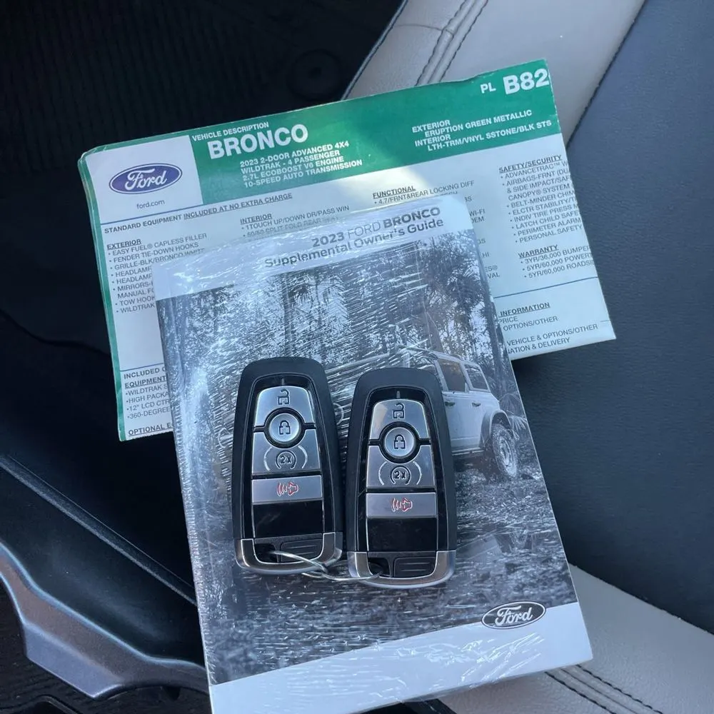 2023 Ford Bronco Wildtrak Advanced