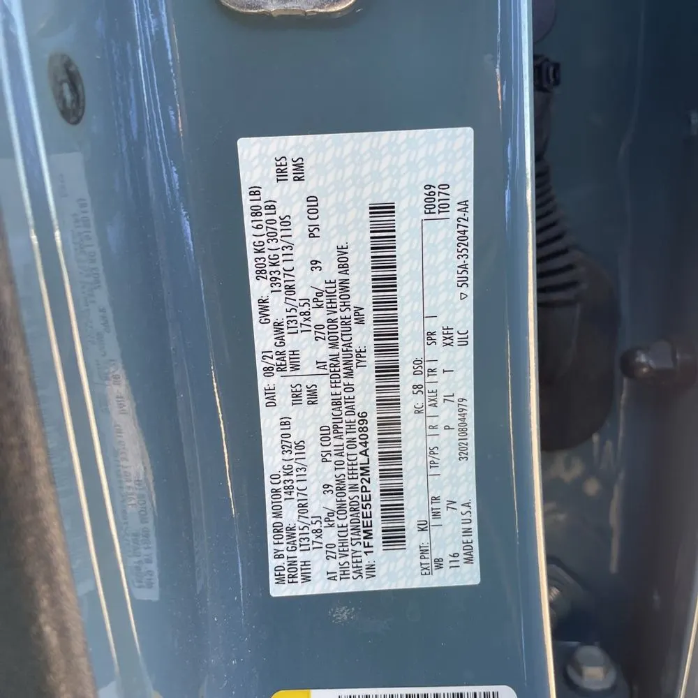 2021 Ford Bronco First Edition Advanced