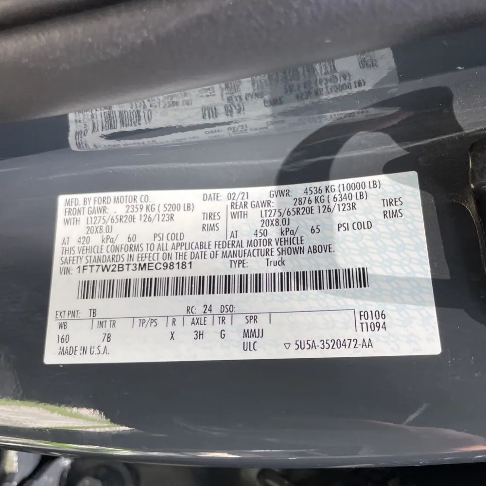 2021 Ford F-250 Super Duty Platinum