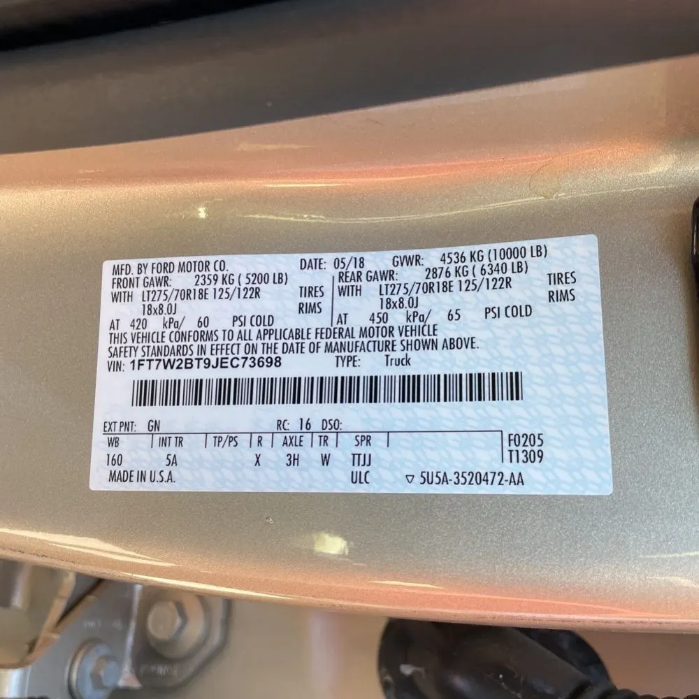 2018 Ford F-250 Super Duty Lariat
