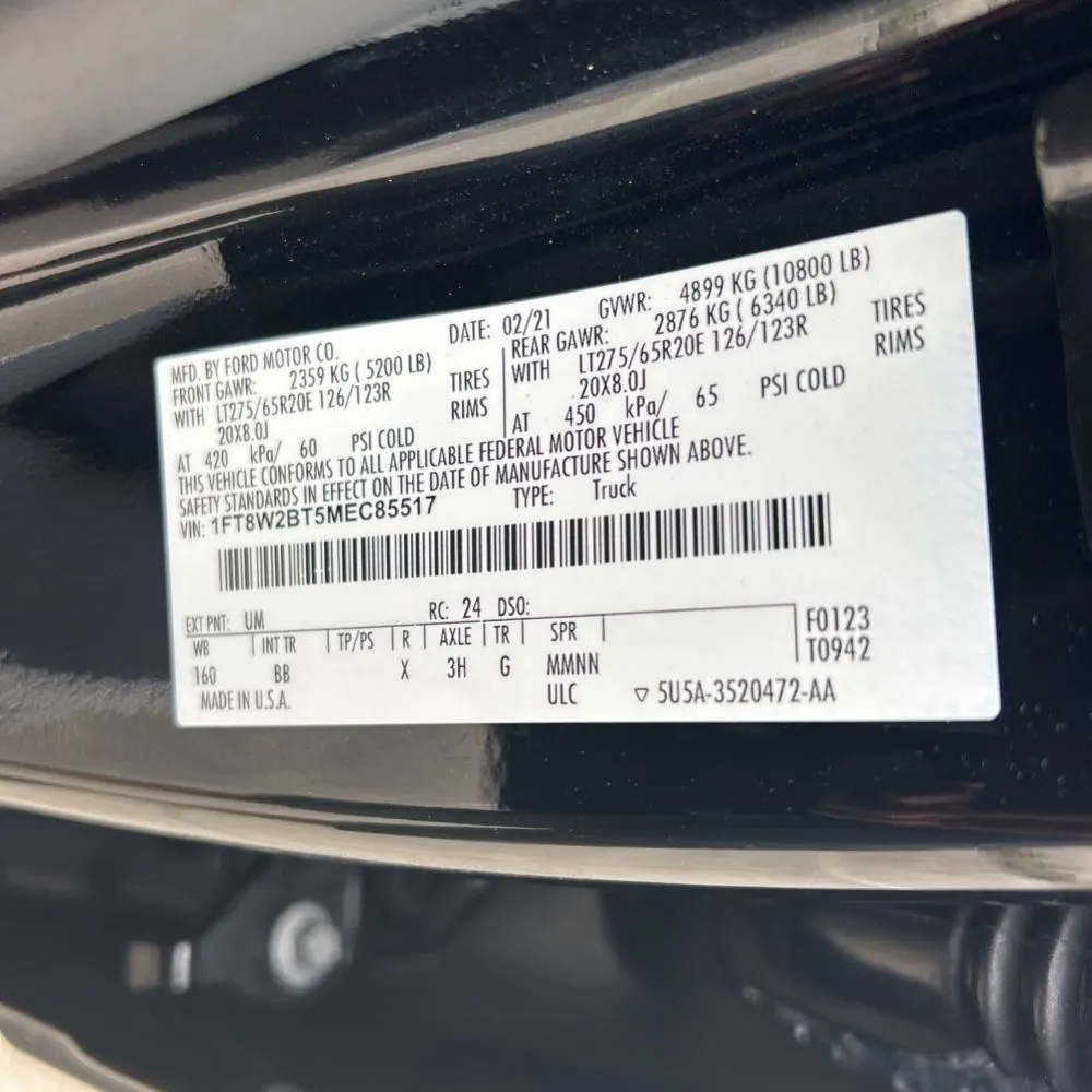 2021 Ford F-250 Super Duty Platinum
