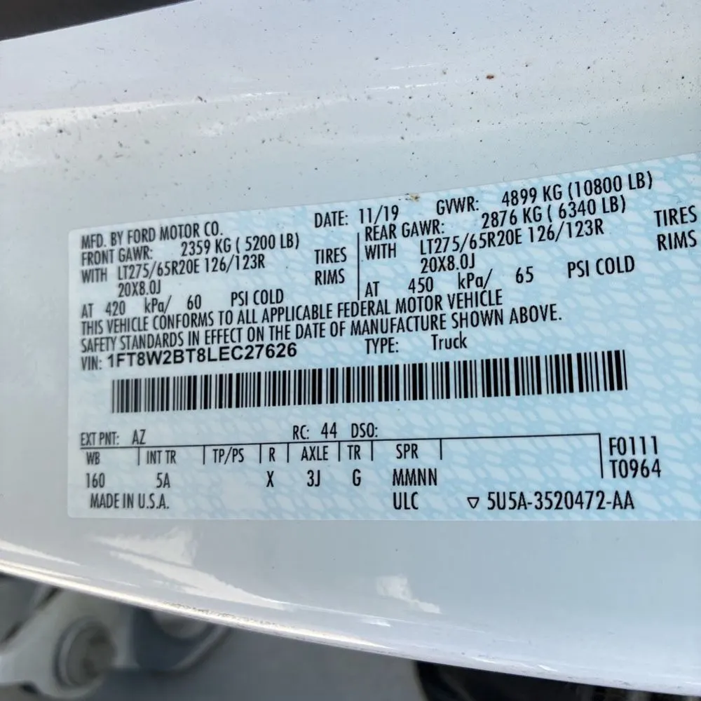 2020 Ford F-250 Super Duty Lariat