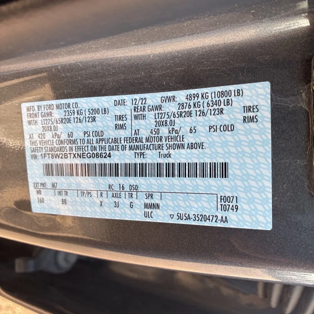 2022 Ford F-250 Super Duty Platinum