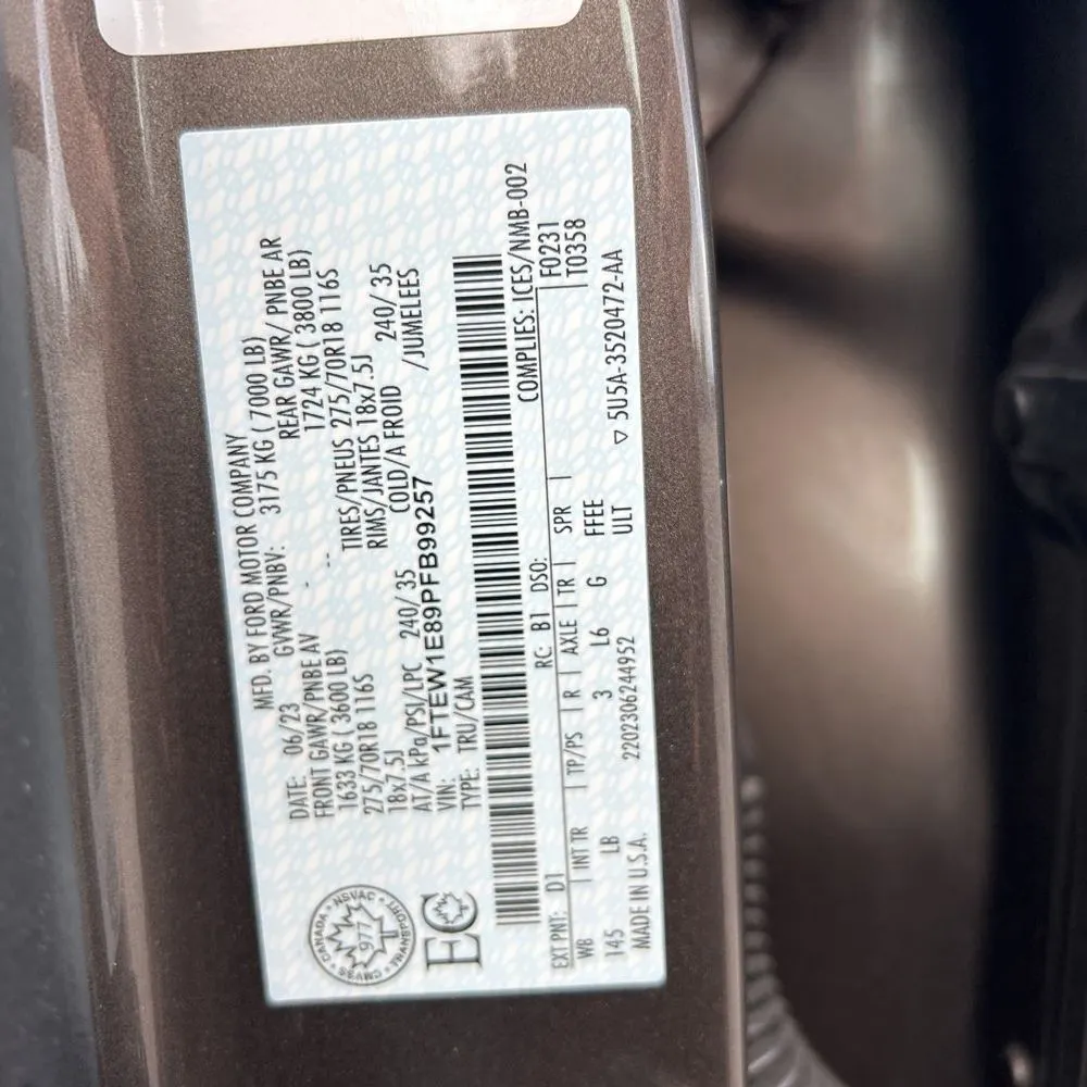 2023 Ford F150 Tremor
