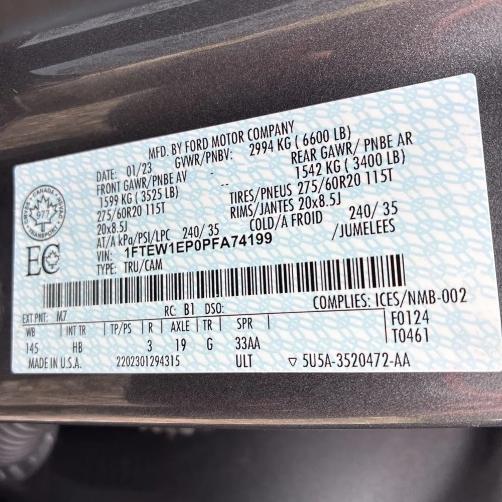 2023 Ford F150 Lariat