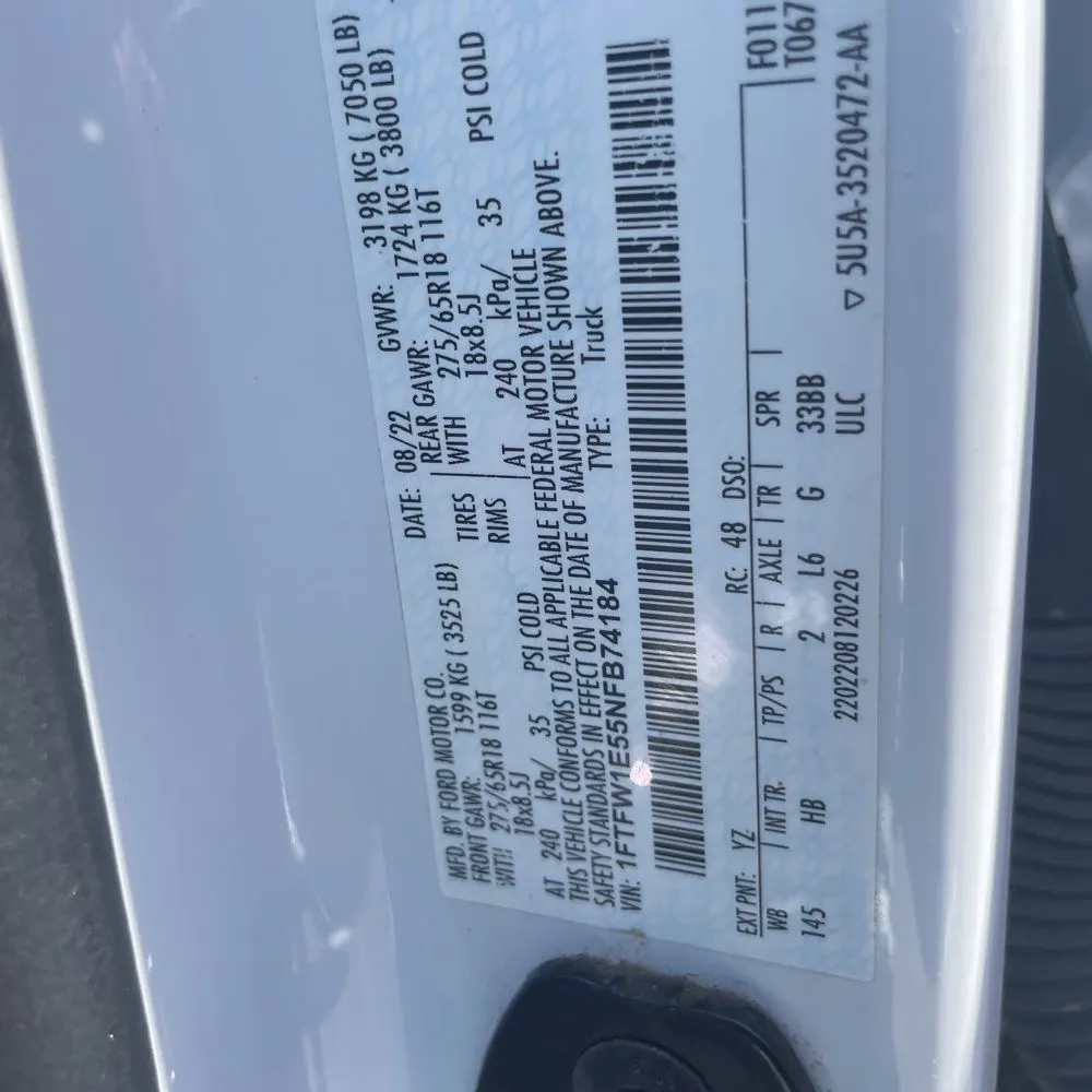2022 Ford F-150 Lariat
