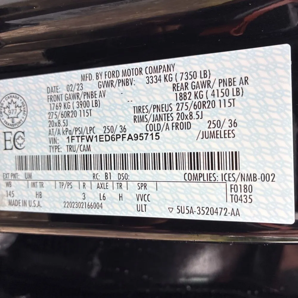 2023 Ford F150 Lariat