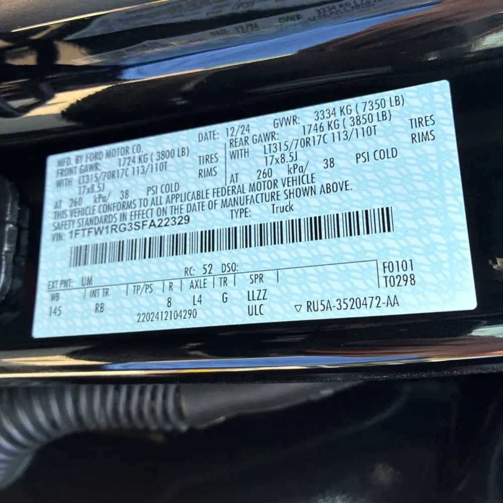 2025 Ford F-150 Raptor