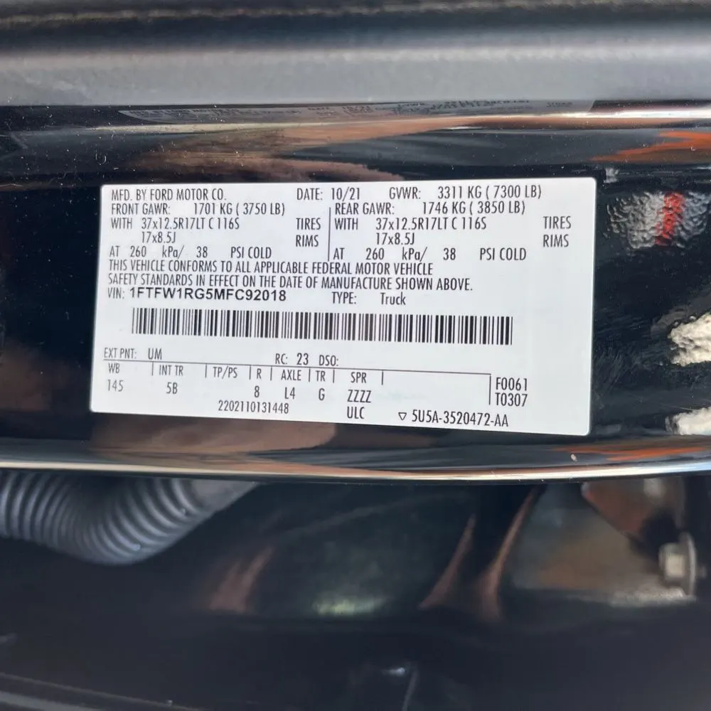 2021 Ford F-150 Raptor