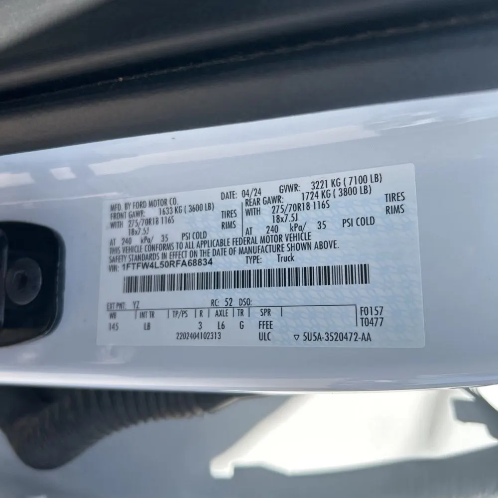 2024 Ford F-150 Tremor
