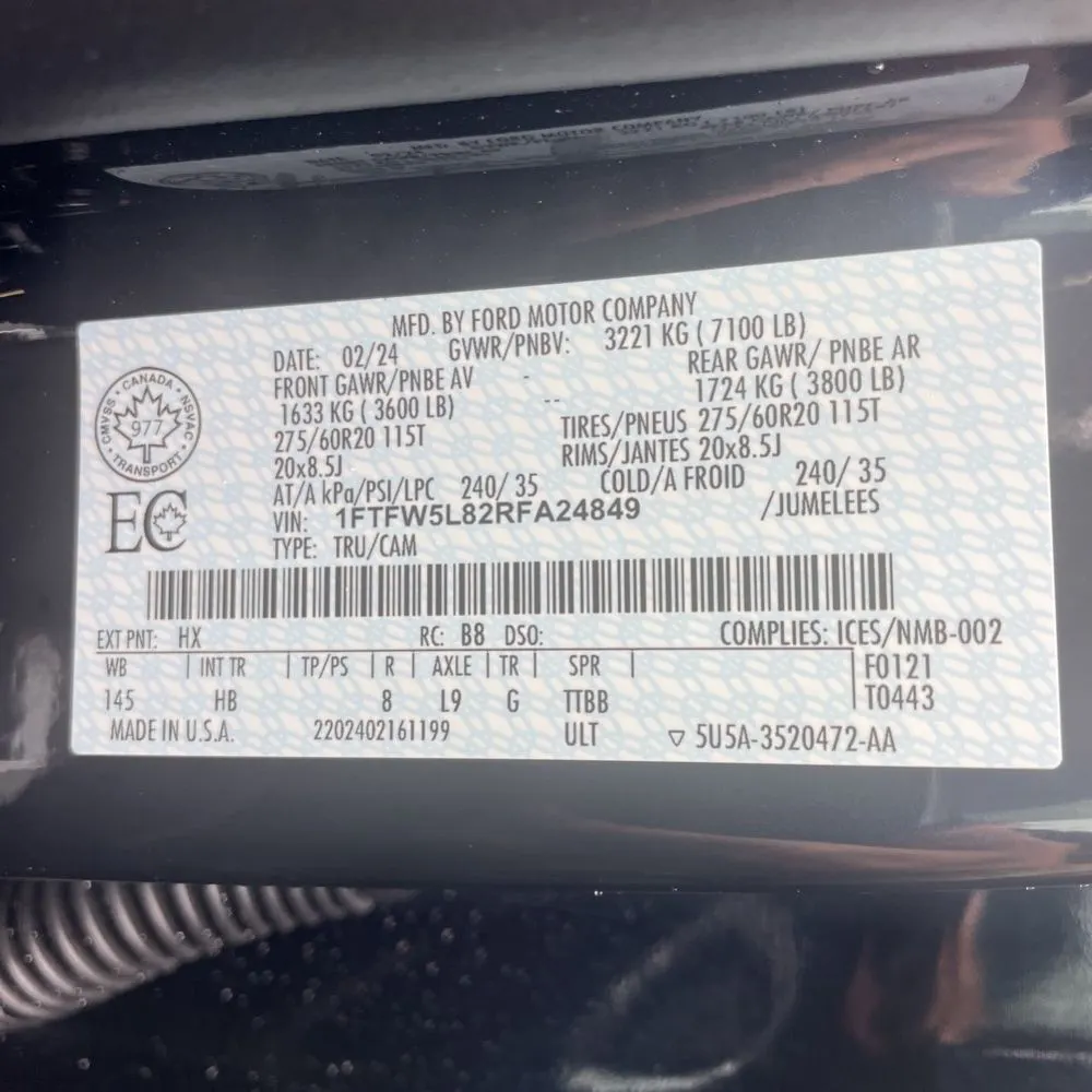 2024 Ford F150 Lariat
