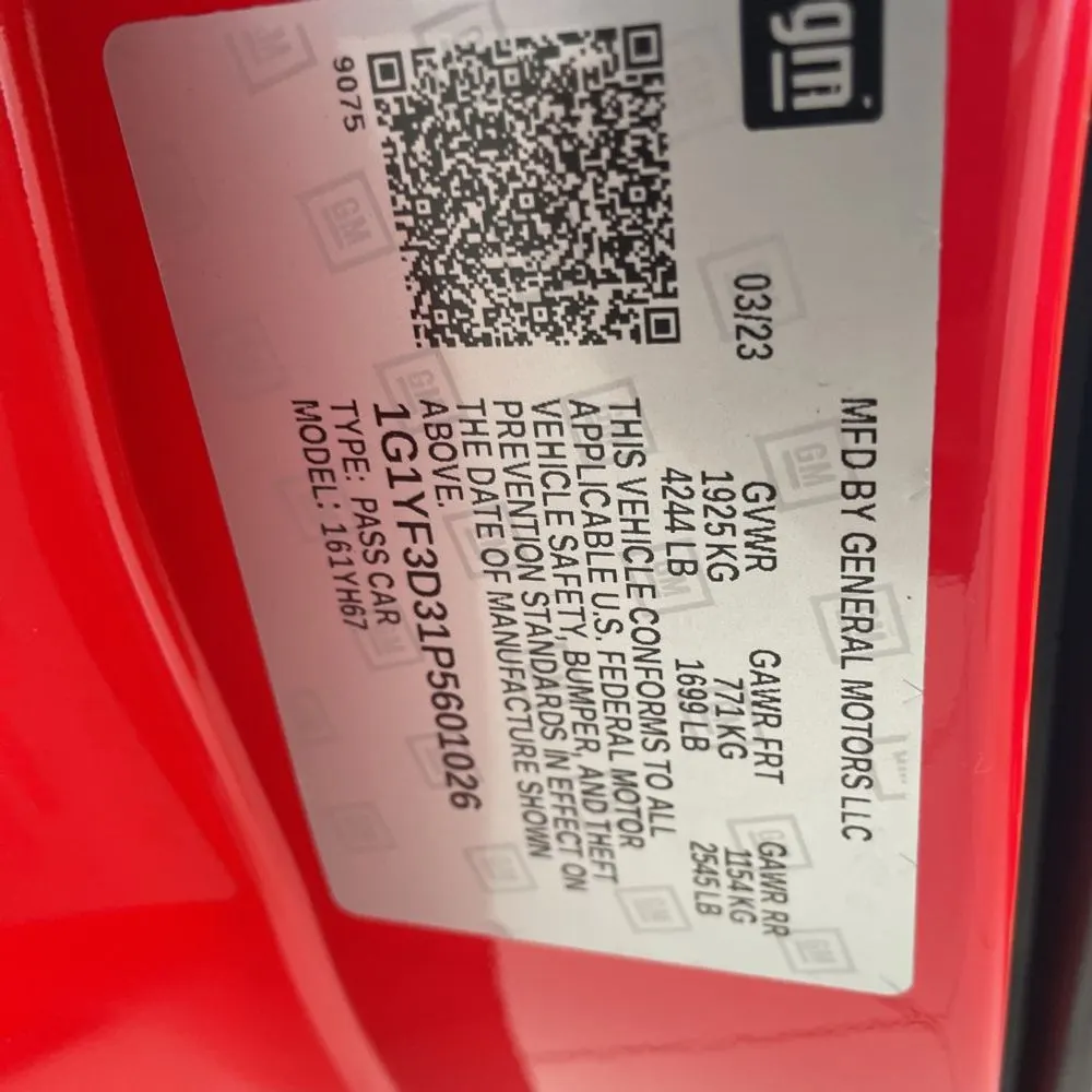 2023 Chevrolet Corvette Z06