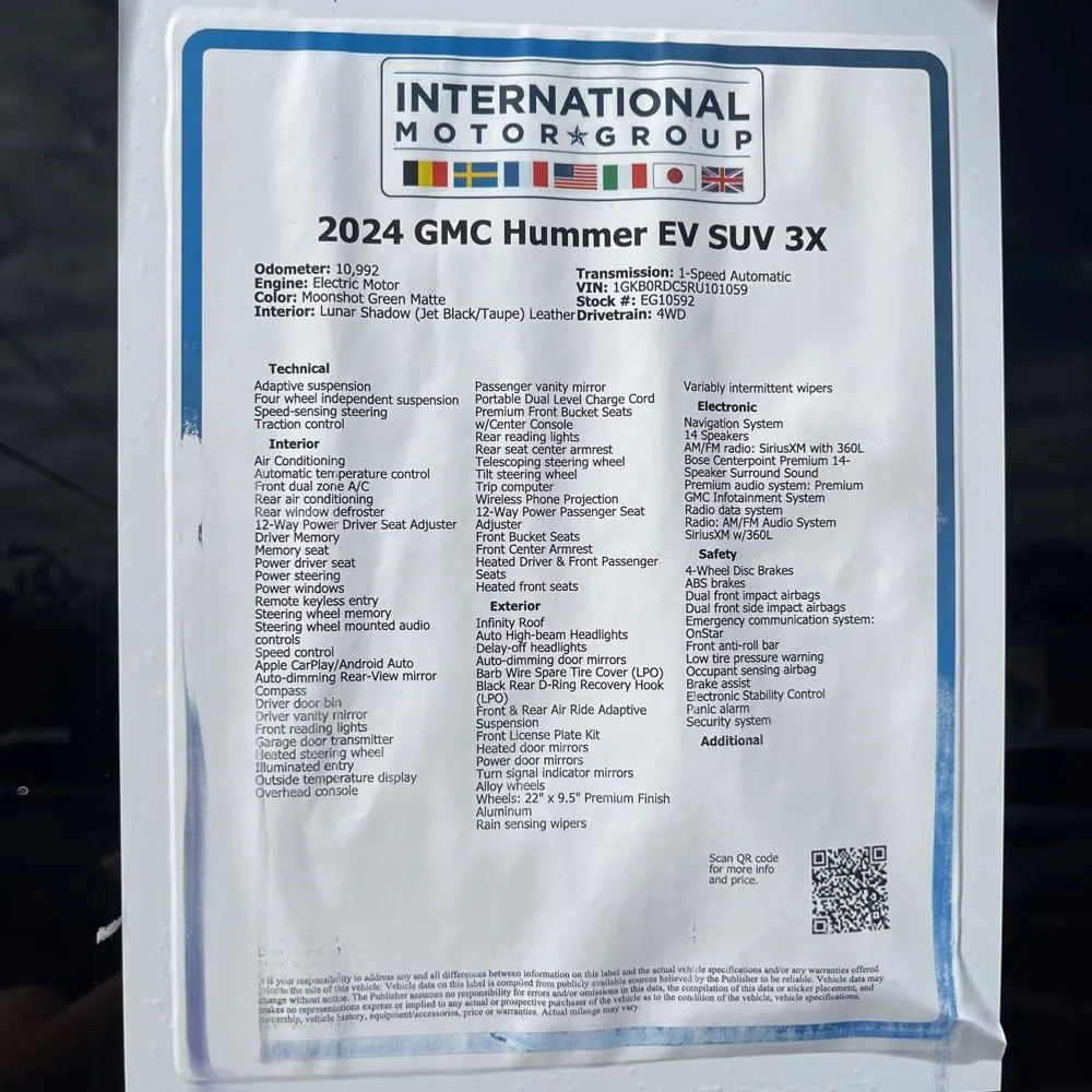 2024 GMC HUMMER EV 3X