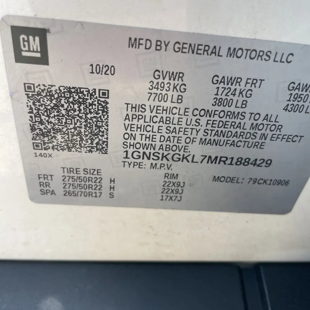 2021 Chevrolet Suburban High Country