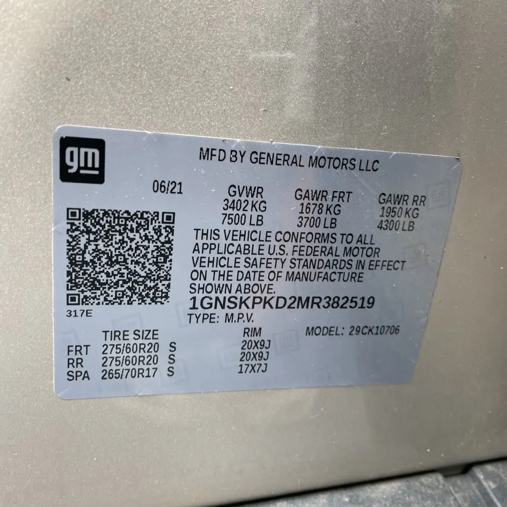 2021 Chevrolet Tahoe Z71