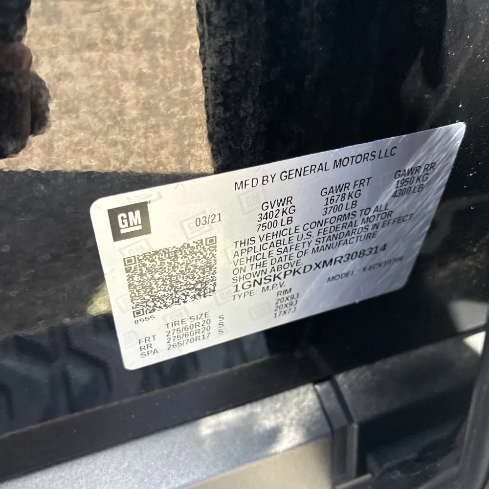 2021 Chevrolet Tahoe Z71