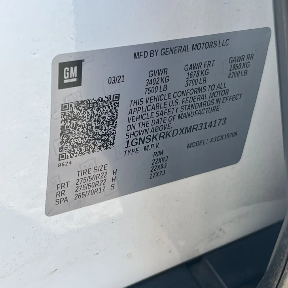 2021 Chevrolet Tahoe RST