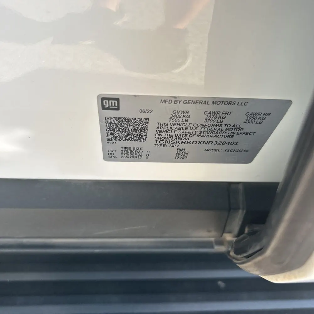 2022 Chevrolet Tahoe RST