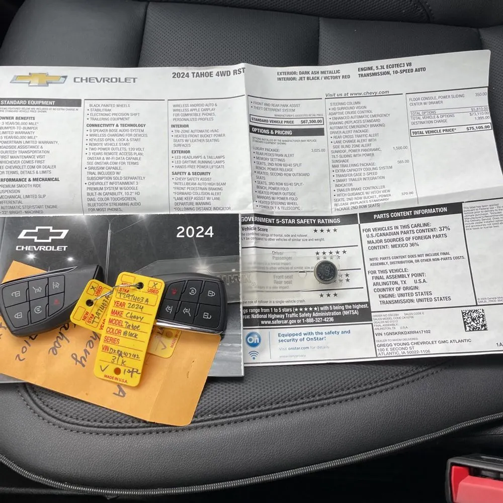 2024 Chevrolet Tahoe RST
