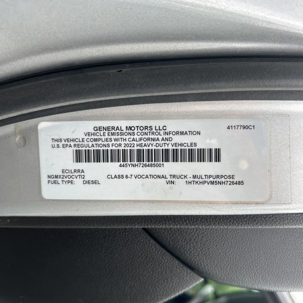 2022 Chevrolet Commercial 6500 CA60-80 CREW CAB 4X2 6.6L