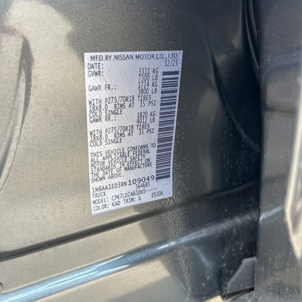 2024 Nissan Titan PRO-4X