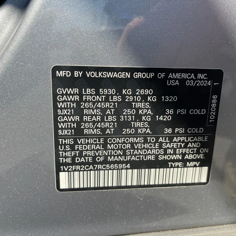 2024 Volkswagen Atlas SEL Premium R-Line 4Motion