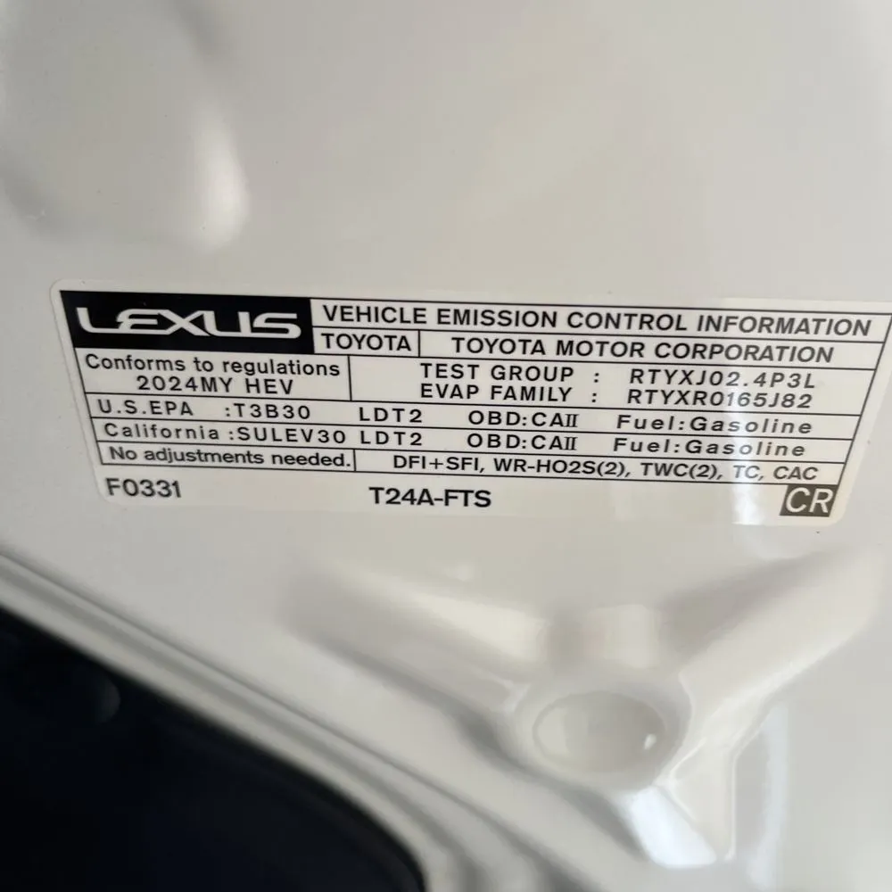 2024 Lexus RX 500h F SPORT Performance
