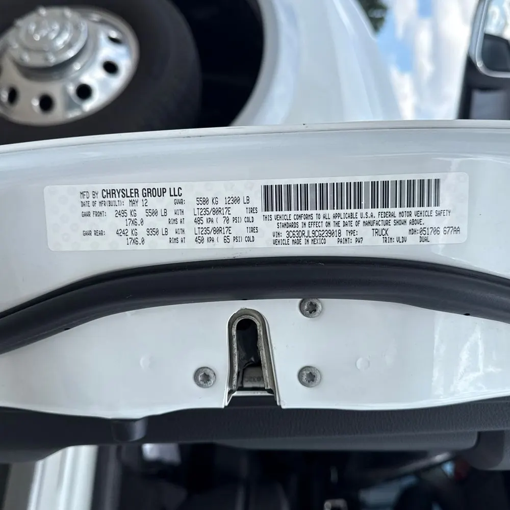 2012 Ram 3500 Laramie