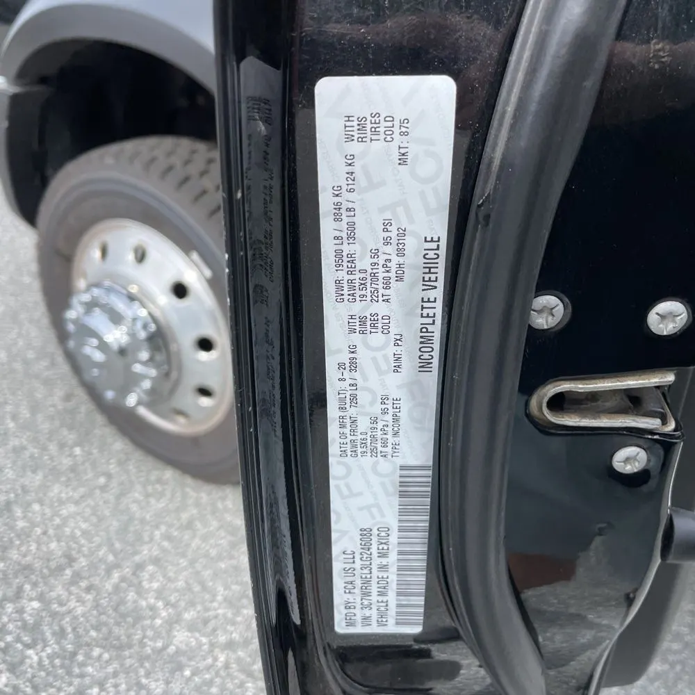 2020 Ram Commercial Tradesman CA60-84 CREW CAB/CHASSIS 4X4 6.7L
