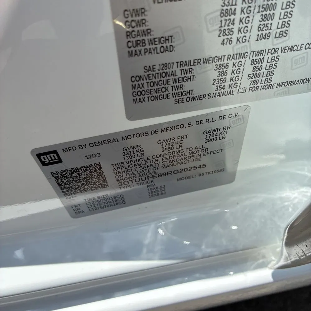 2024 GMC Sierra 1500 AT4X