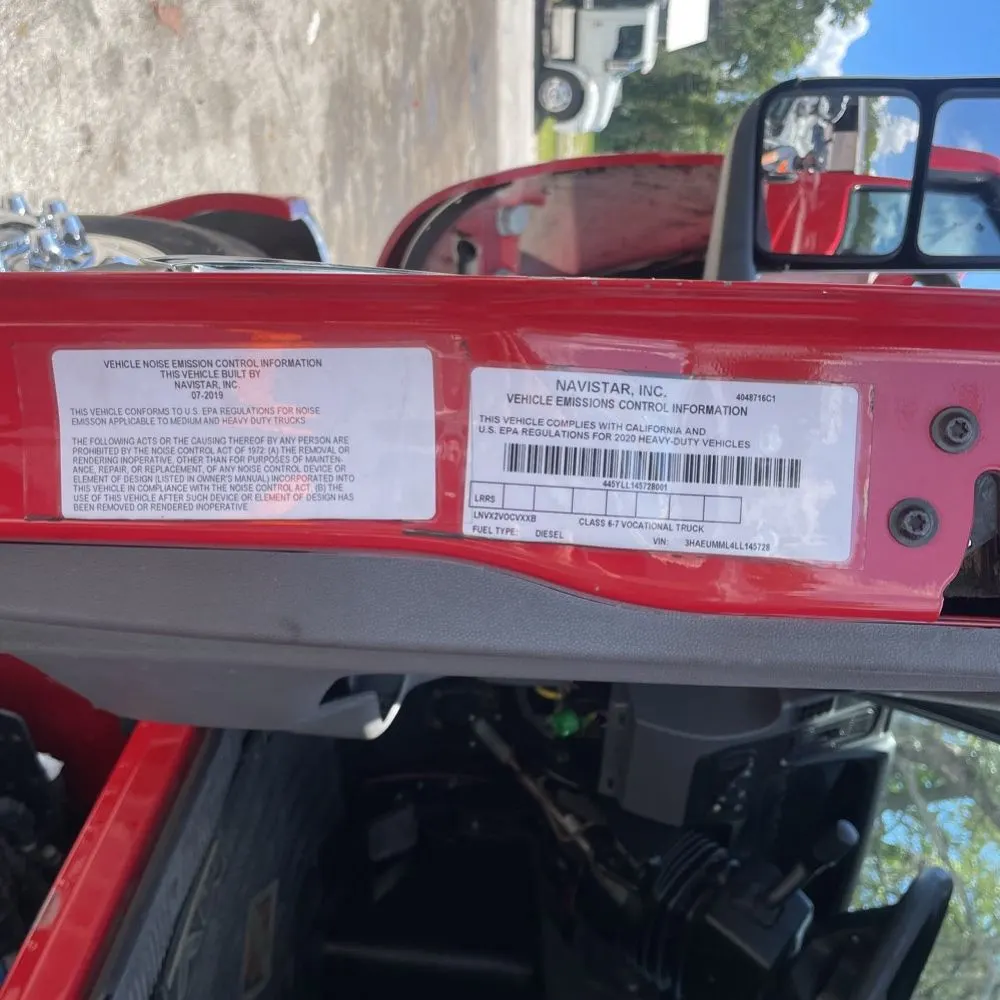 2020 International  MV607 SBA Tow truck