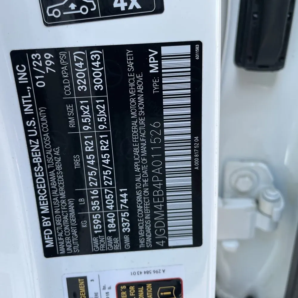 2023 Mercedes-Benz EQS EQS 580 4MATIC