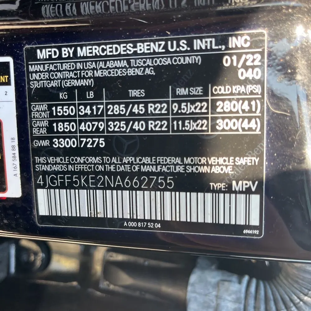 2022 Mercedes-Benz GLS GLS 450