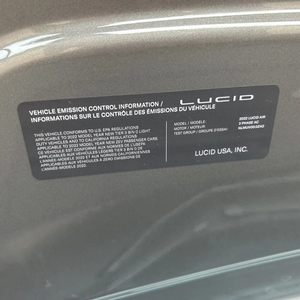 2022 Lucid Air Grand Touring