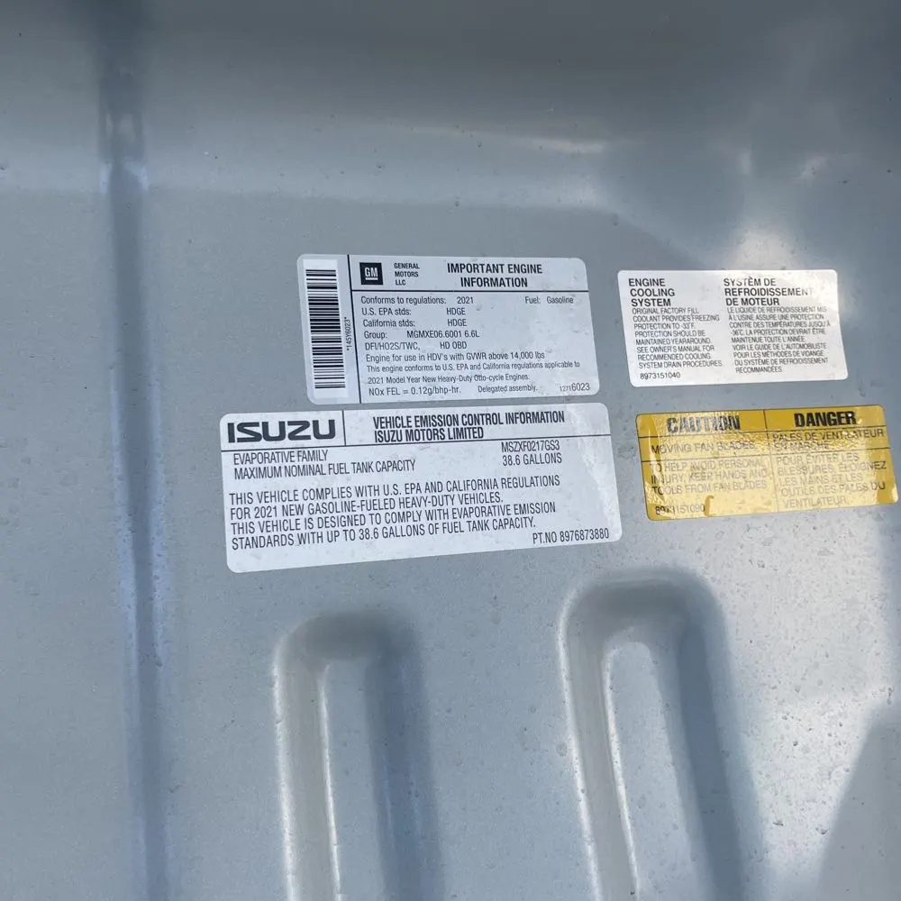 2022 Chevrolet Refrigerator box truck 4500