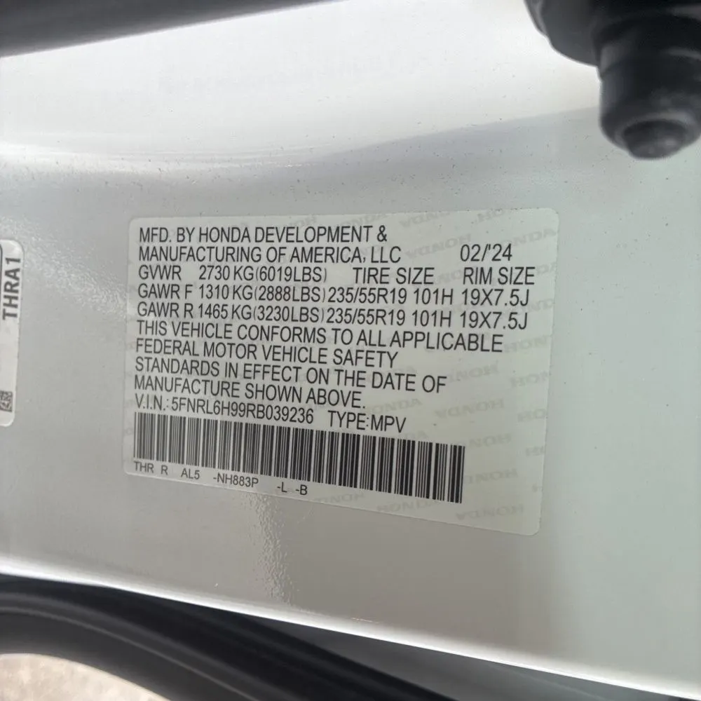 2024 Honda Odyssey Elite