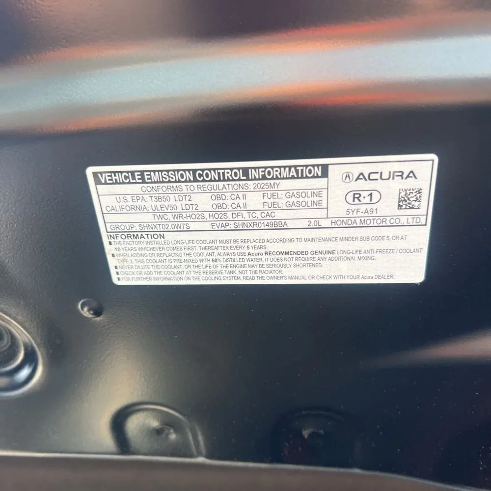 2025 Acura RDX SH-AWD w/Advance w/A-SPEC