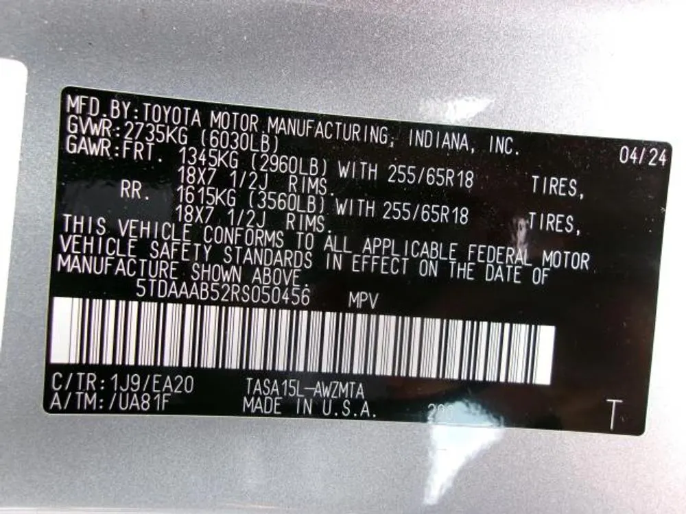 2024 Toyota Grand Highlander XLE