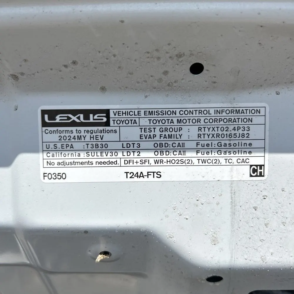 2024 Lexus TX-Series TX500H F Sport