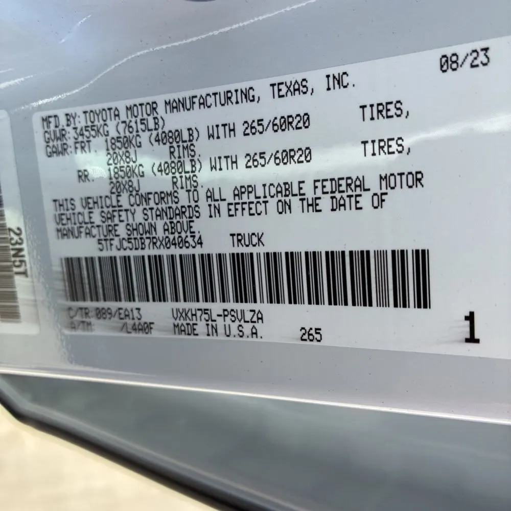 2024 Toyota Tundra Limited HV